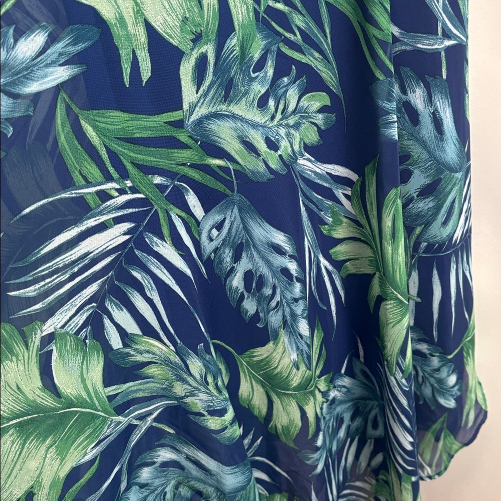 Rabbit Rabbit Rabbit Blue and Green Patterned Dress - Picture 14 of 15
